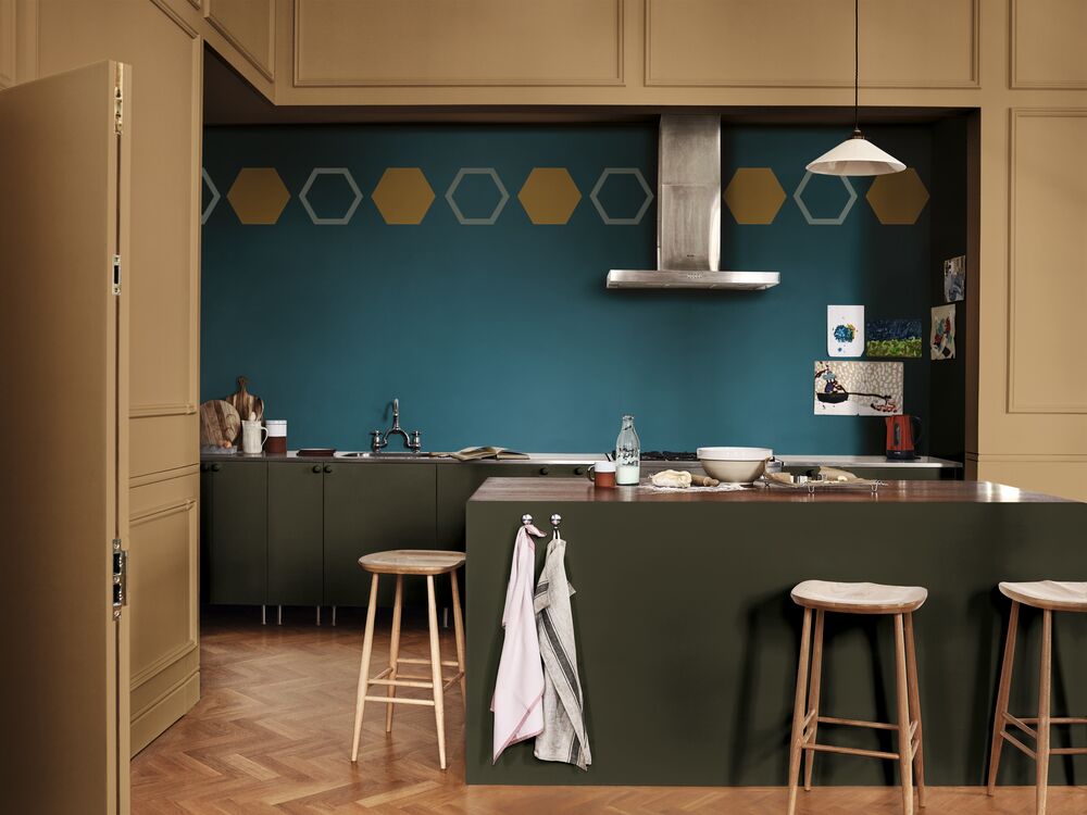 Kitchen wall colour