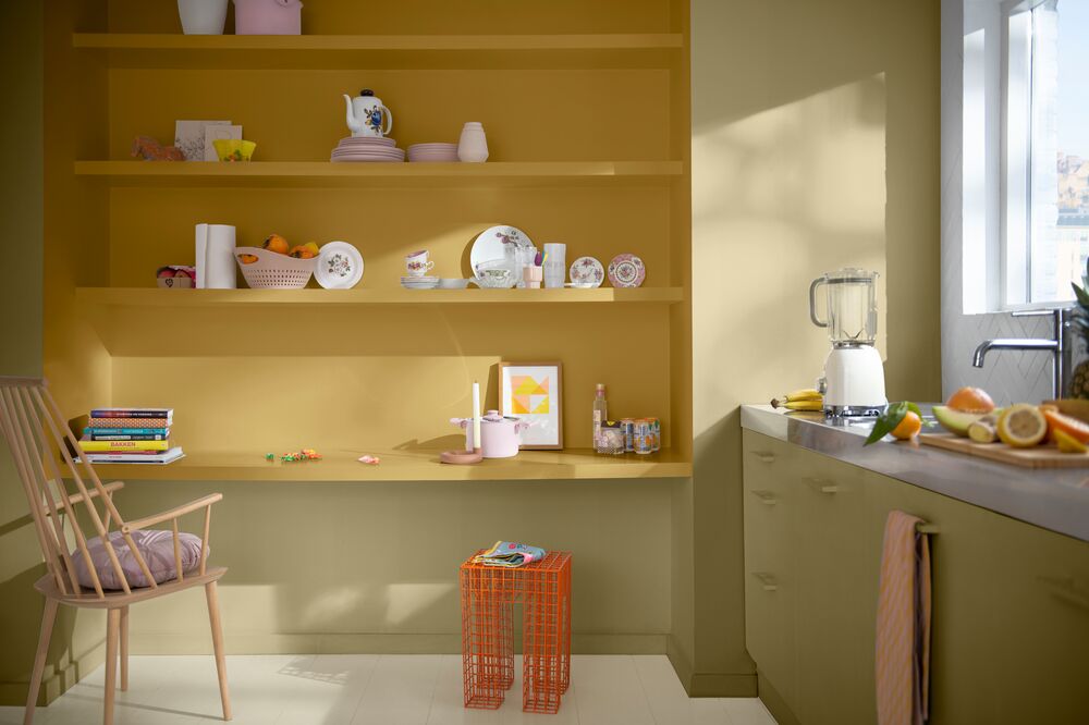 lime green kitchen ideas