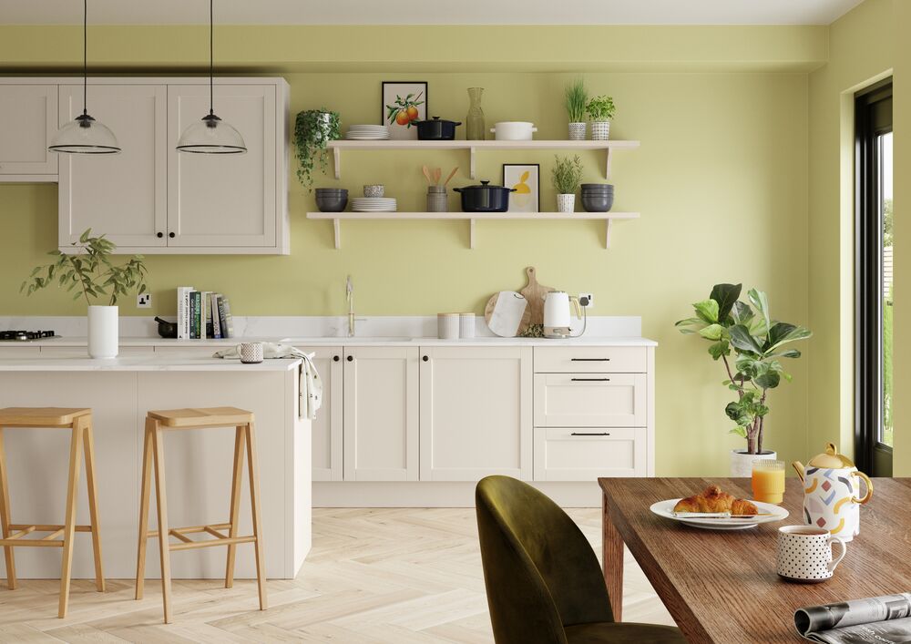 lime green kitchen ideas