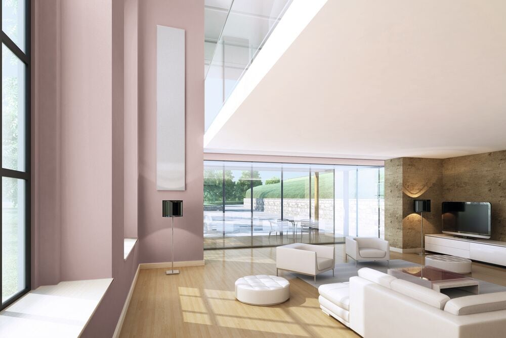 purple colour combination for hallways