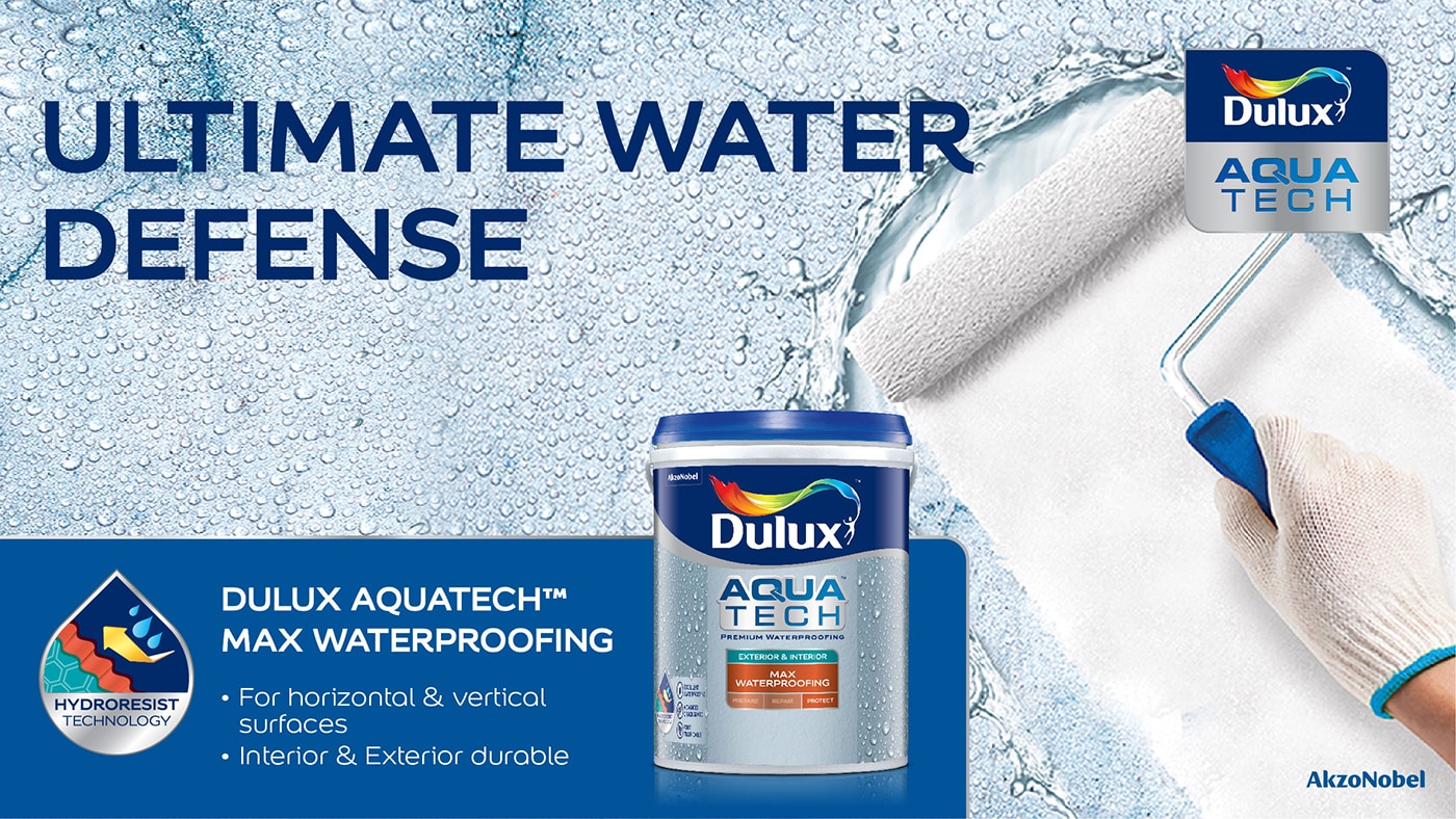 Dulux Aquatech l Ultimate Water Defence Dulux Malaysia