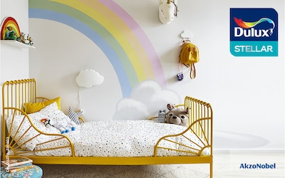 Dulux Metal Paint for Kids Bed