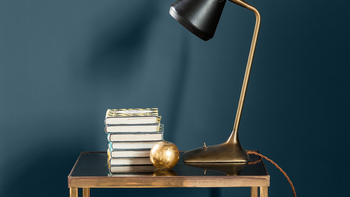 If you want the cosy, cosseting feel of a deeper palette without committing to black, gunmetal grey, or even dark blue, is the perfect colour choice.