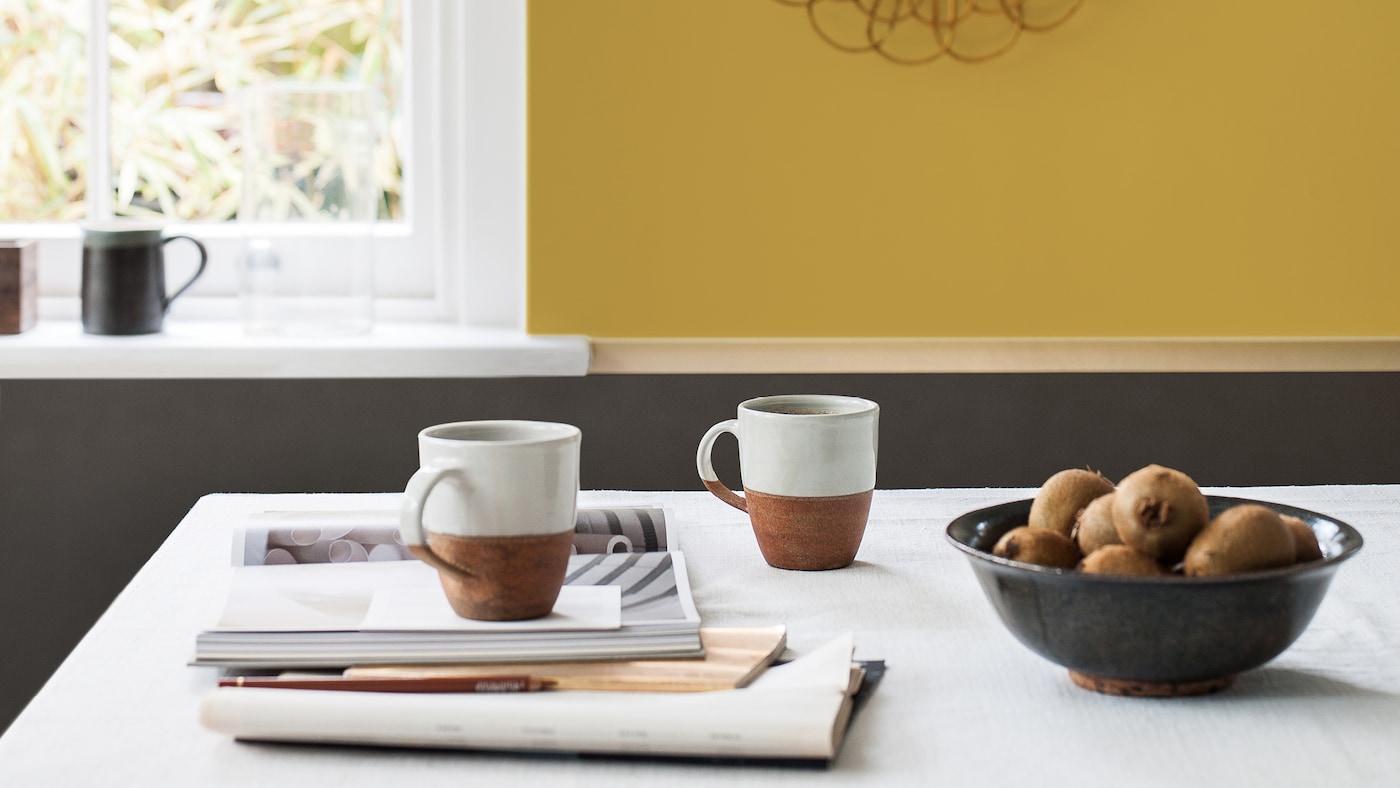 Zingy yellow is full of optimism and cheer. Use it to give your living room walls a sunny lift that will put a smile on the face of everyone who steps inside.