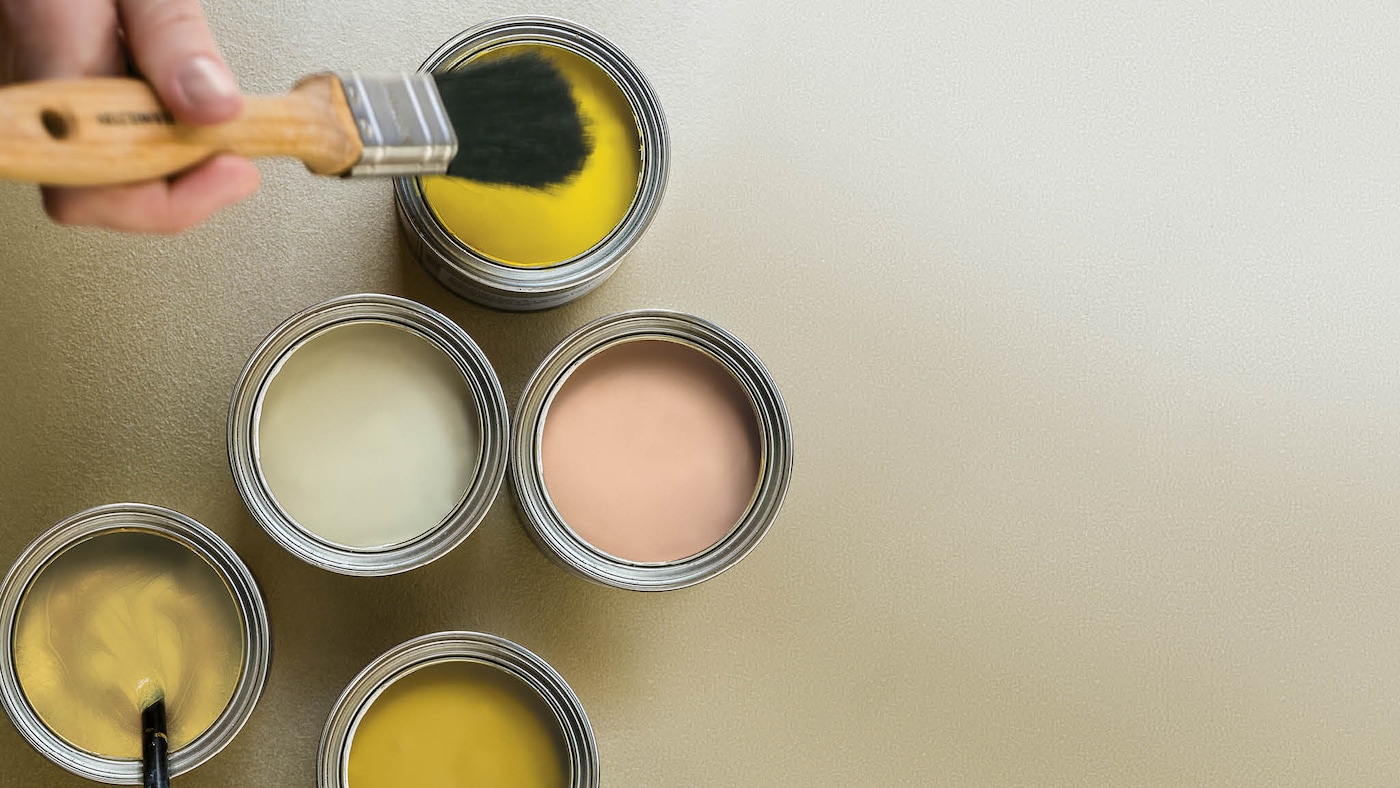 Warming and lustrous golden shades, such as Cherished Gold, are perfect for creating an inviting atmosphere in your dining room.