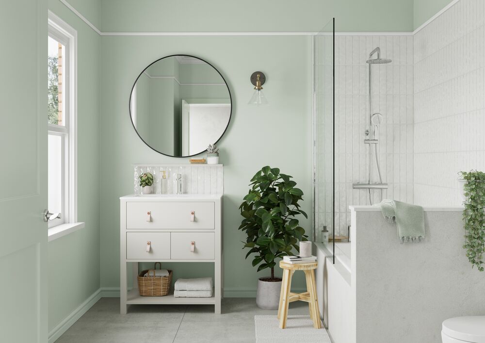 Mint Green Bathroom