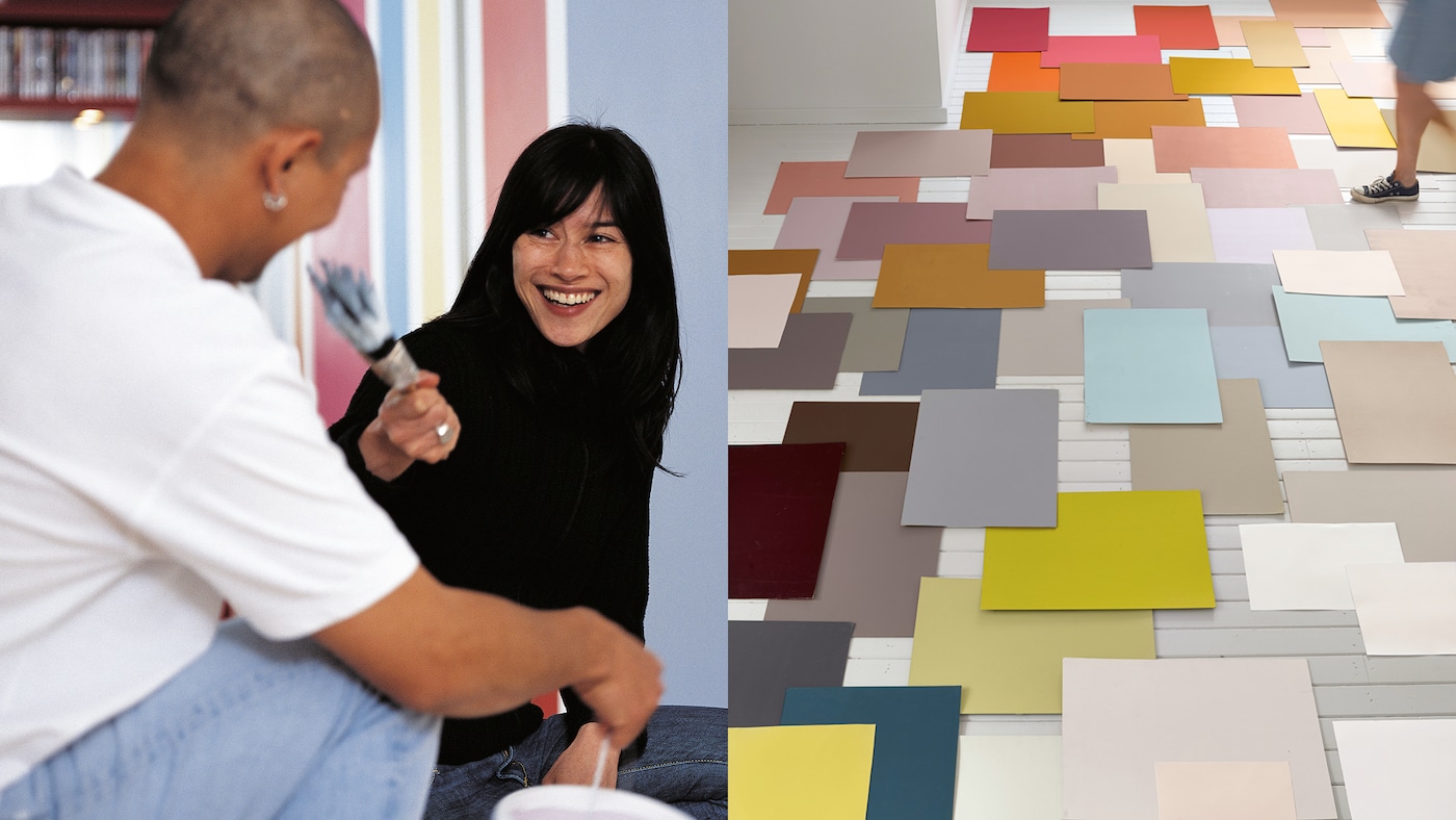 Think about the size of the room, the type of flooring, pieces of furniture you want to have in the room and any contrasting colours you have to match.