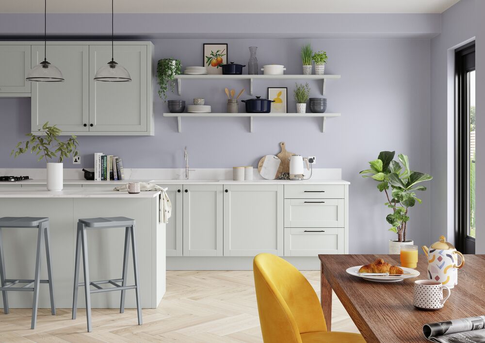 Lavender dining room