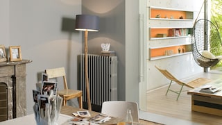 Choose stone grey for a cool dining room