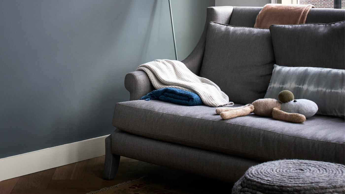 Muted hues like sea green, dove grey, and duck egg have a timeless quality that will evoke a restful environment.