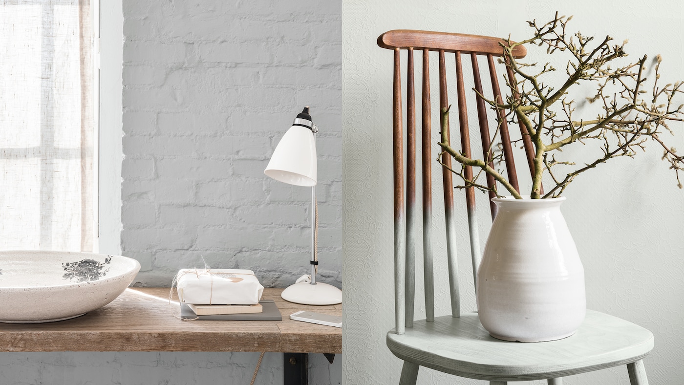 With a pared back colour scheme you allow objects to stand out and be appreciated.