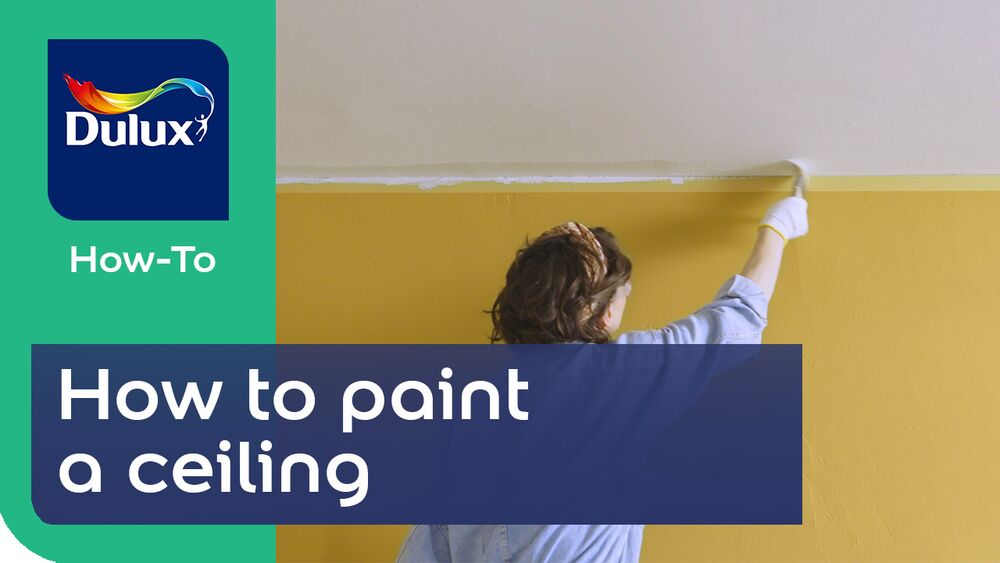 How to paint ceiling