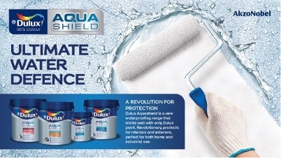Dulux Aquashield Paint product range
