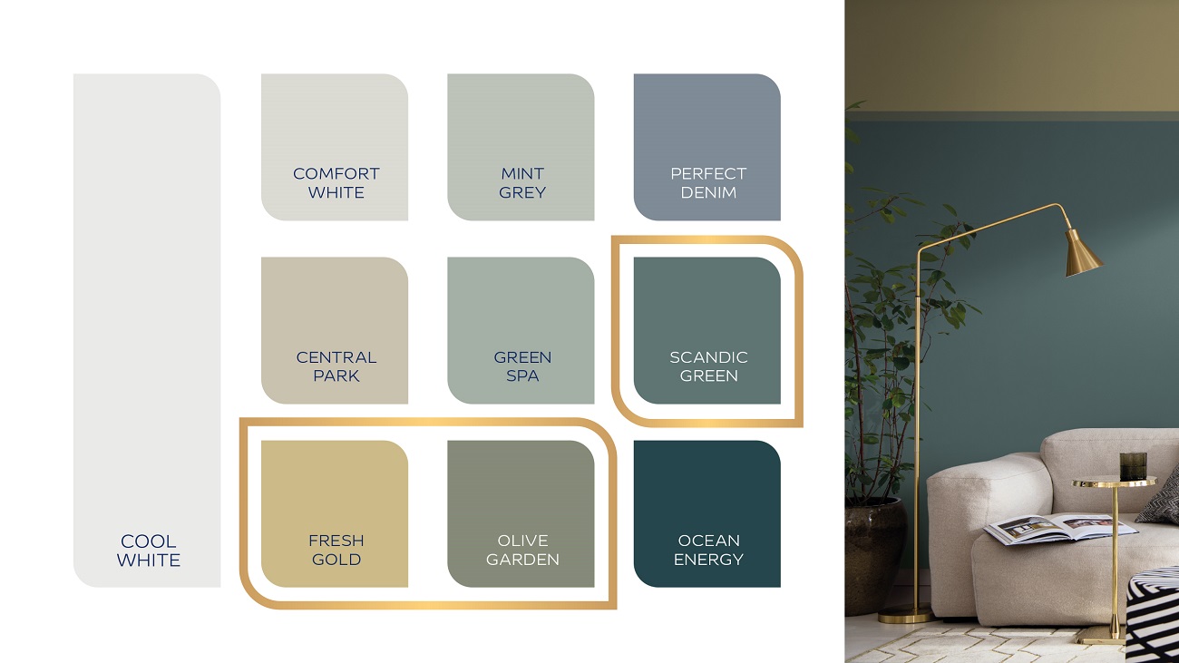 Łączenie kolorów z Dulux Ambiance Ceramic Dulux