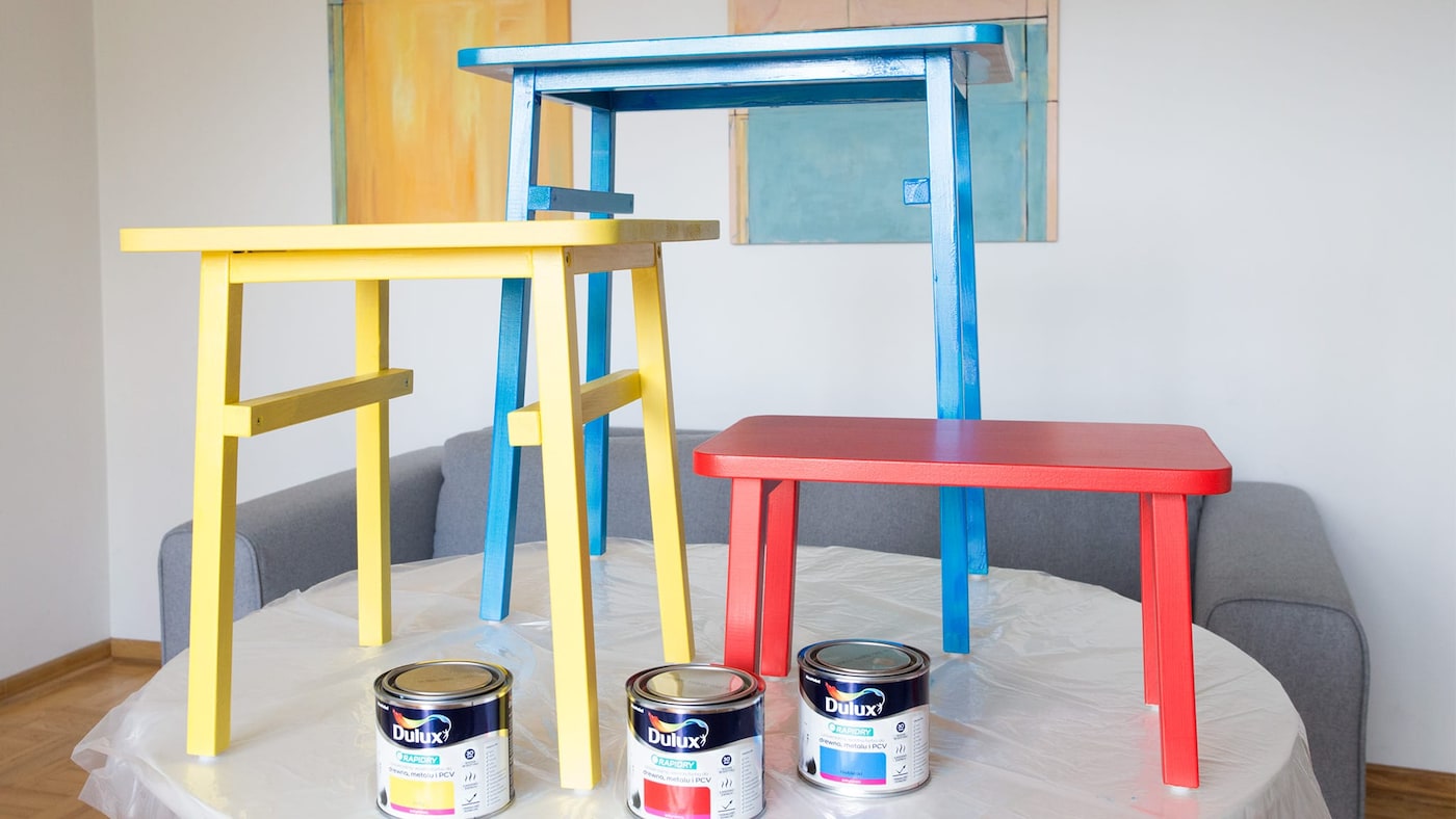 Jak pomalować drewniany stolik