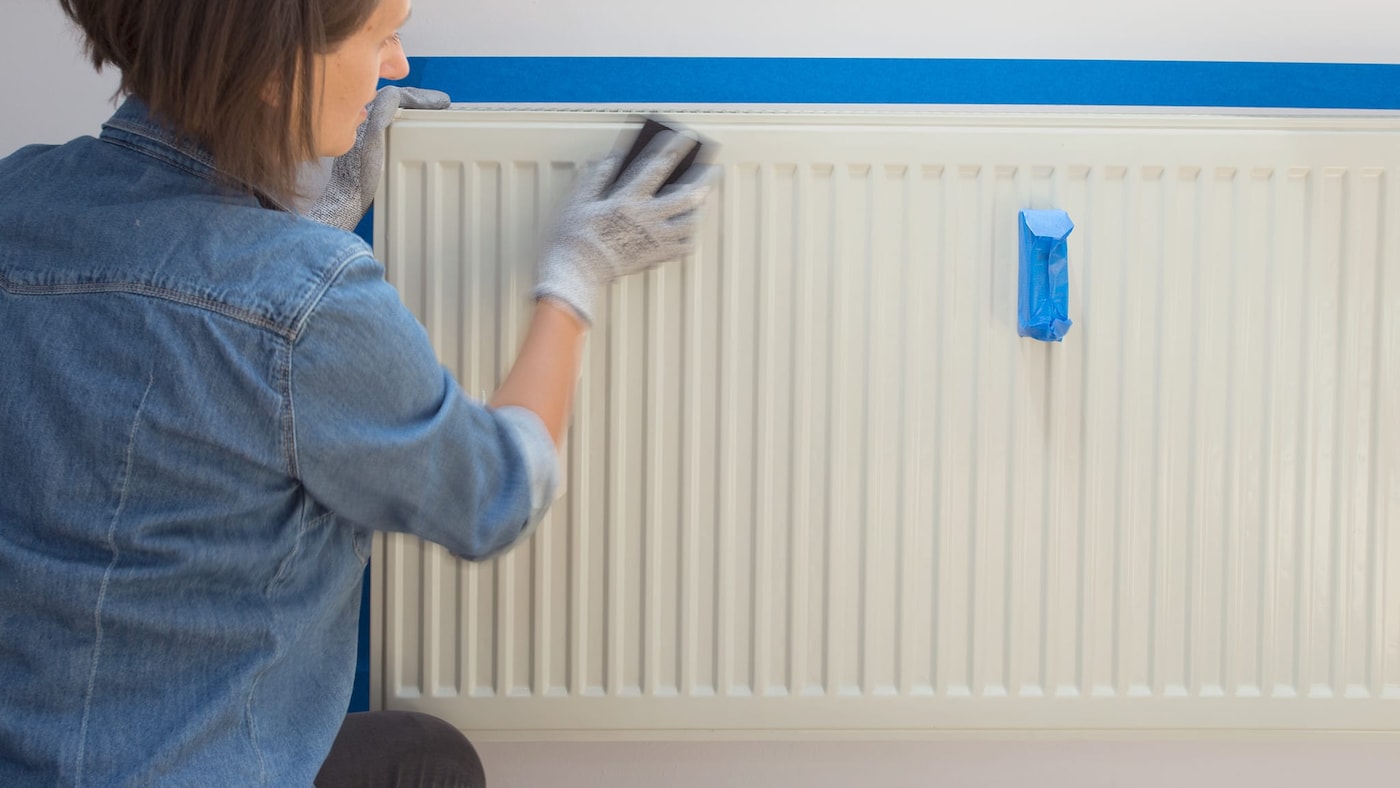 Zmatowienie kaloryfera przed malowaniem