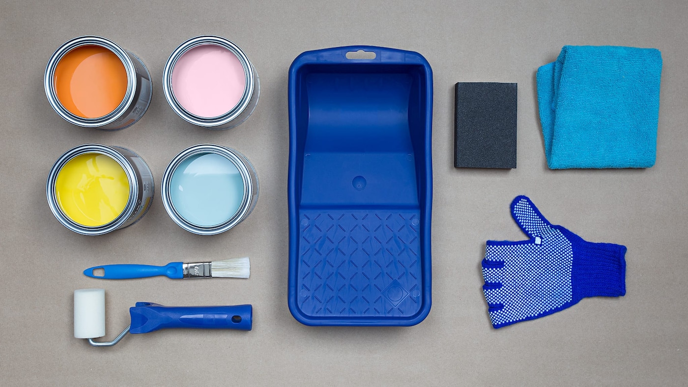 Narzędzia potrzebne do malowania ramek