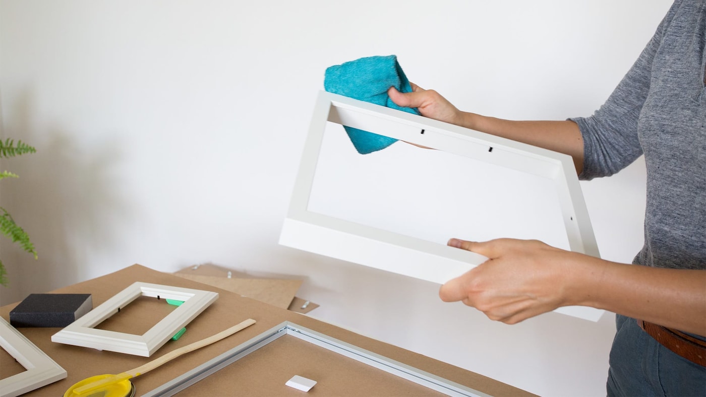 Czyszczenie ramek przed malowaniem