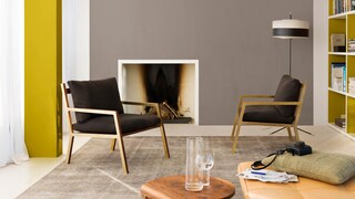 Modna dekoracja ściany w salonie