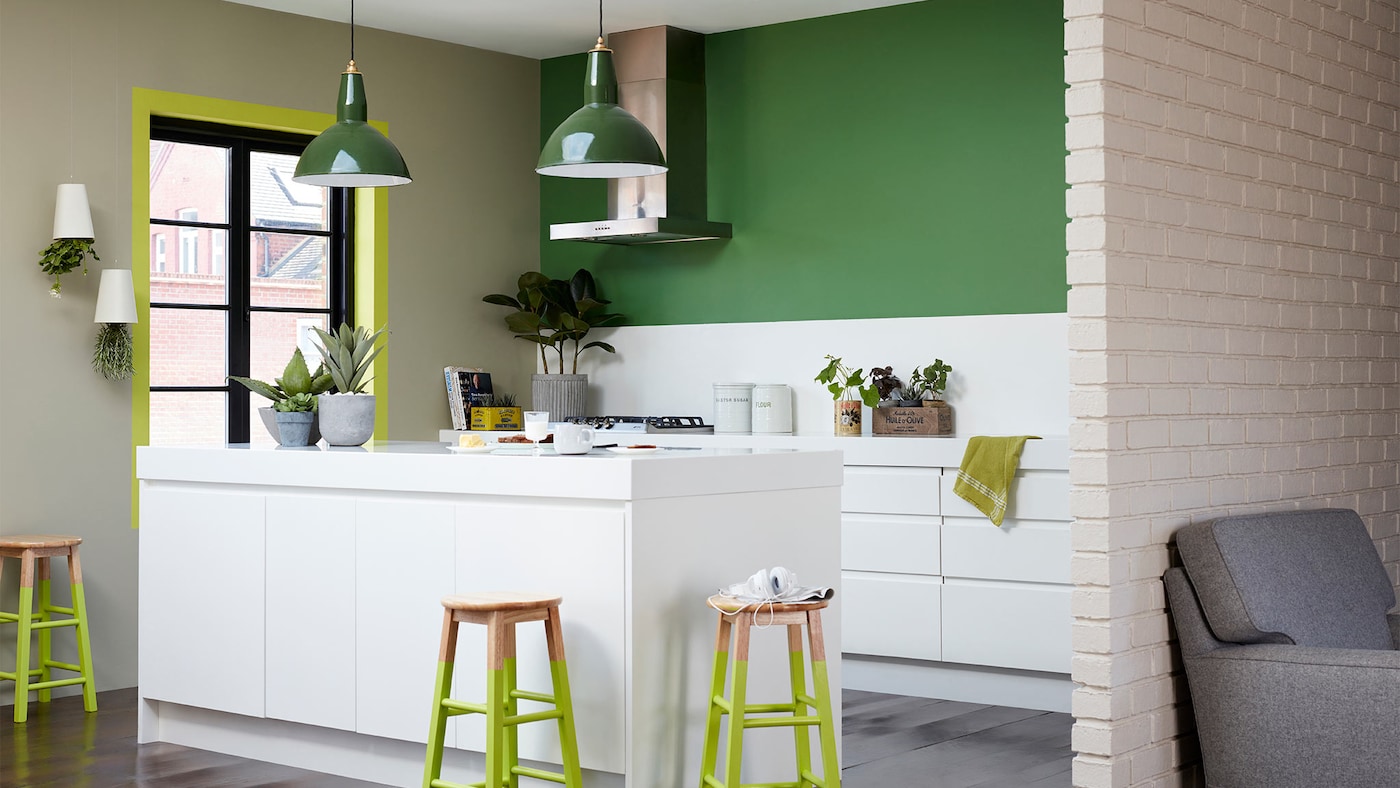 pomysl na zielona kuchnie