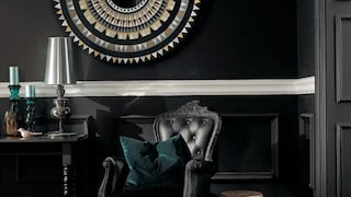 Salon w stylu glamour - aranżacja