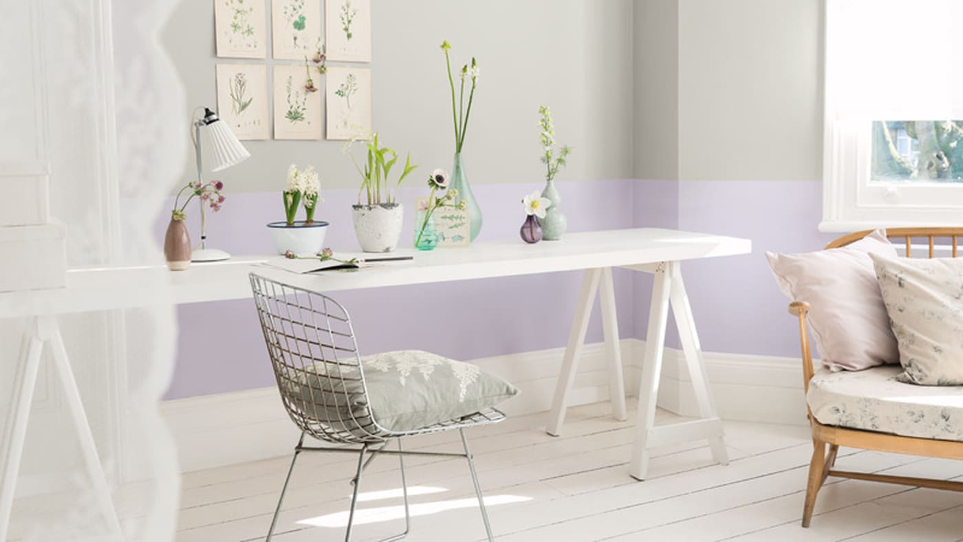 Co do lawendy? Biel, biel, i jeszcze raz biel. To subtelne, urocze połączenie. 