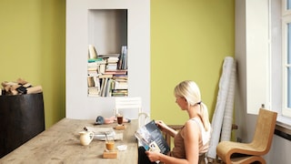 Zielony dom: zielone ściany w kuchni, salonie, a może w sypialni?