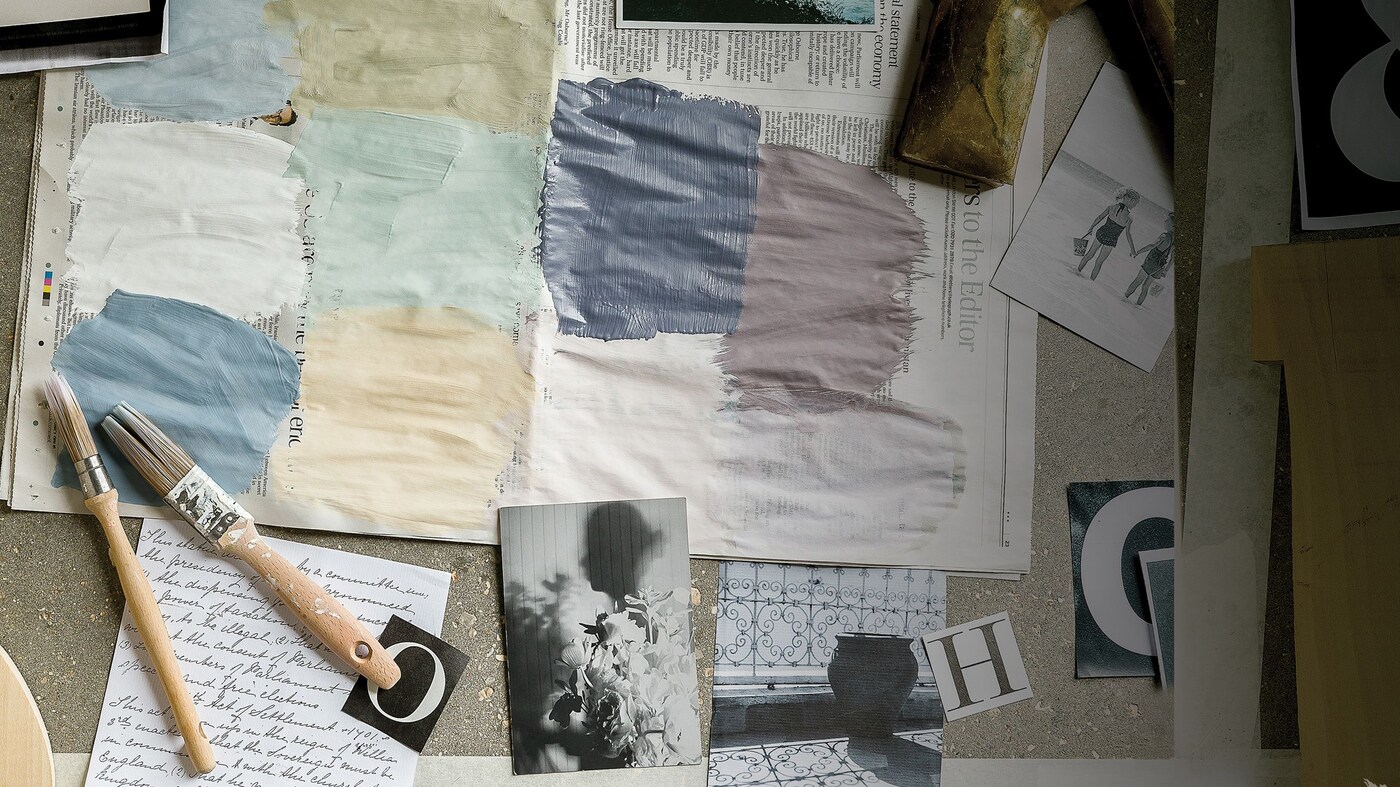 Jak dane kolory radzą sobie we wnętrzu? Sprawdź to, używając testerów. 