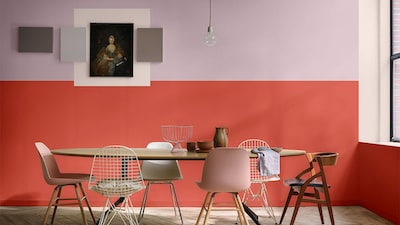 Domowe biuro w kolorach z palety Trendy Ideas