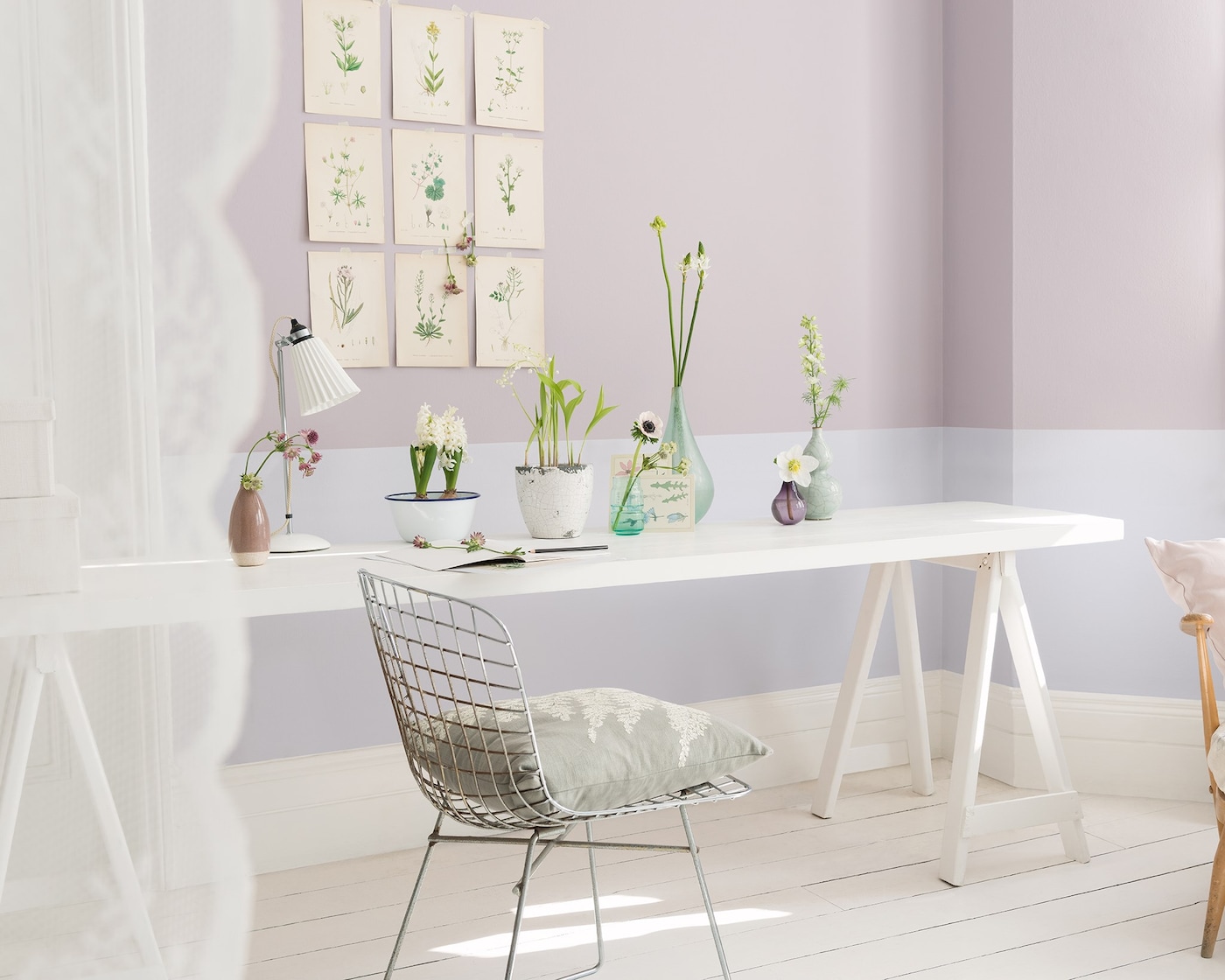 Pair colours with natural materials to create a healthy and environmentally-friendly home.