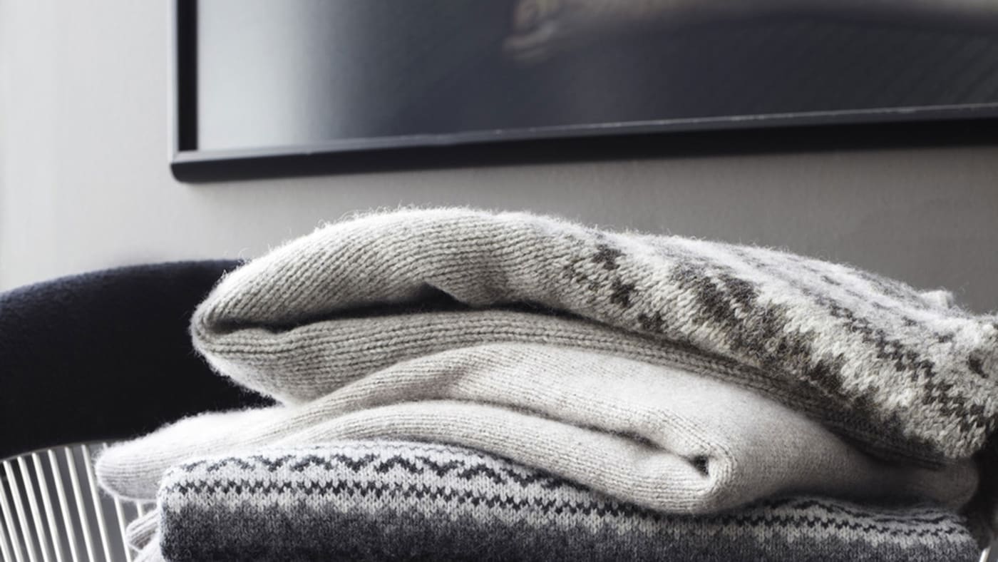 Dramatic charcoal grey works beautifully with other neutrals and accent colours.