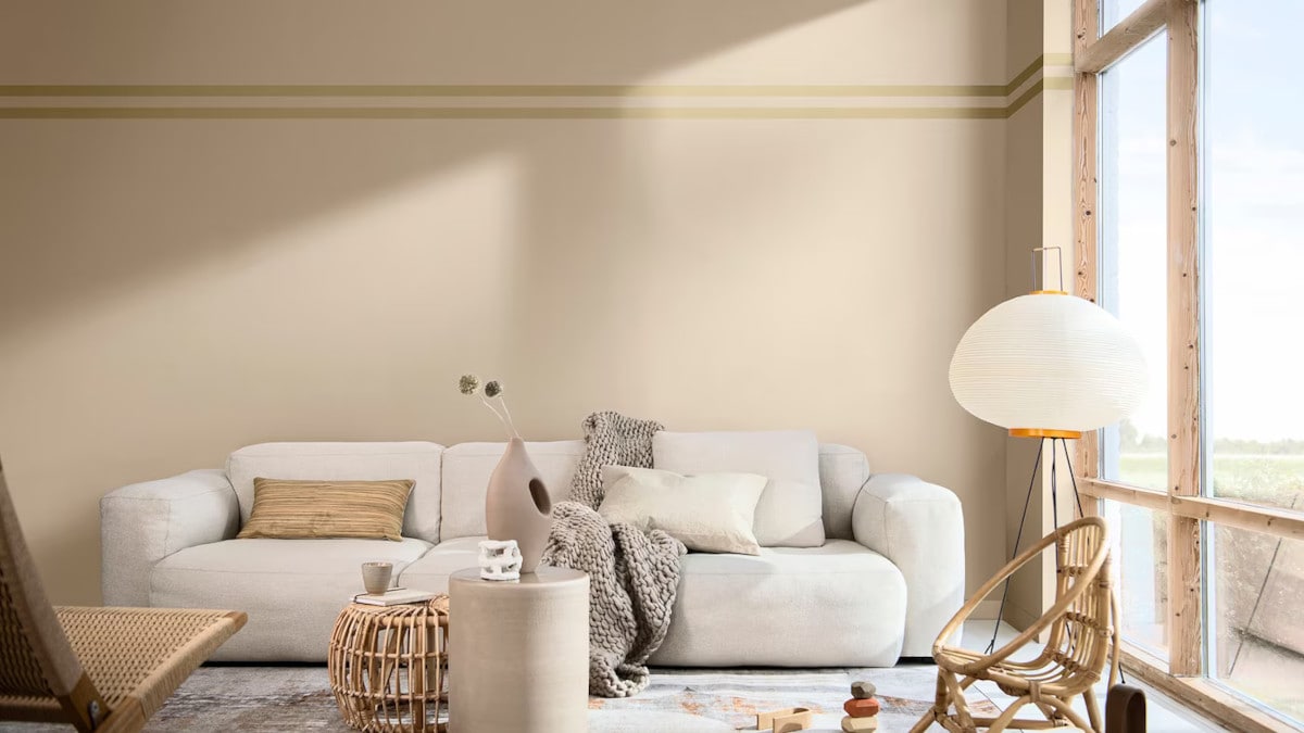 Warm natural colours