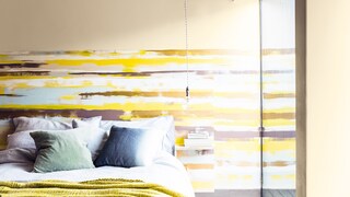 Create a striking striped feature wall