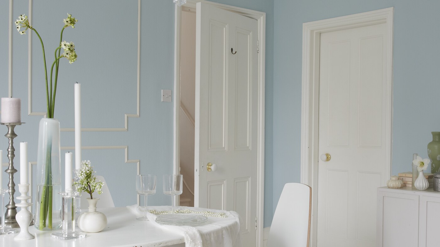 Learn how to create painted wall panels using wood mouldings. This is a great DIY project that can be achieved over a weekend.