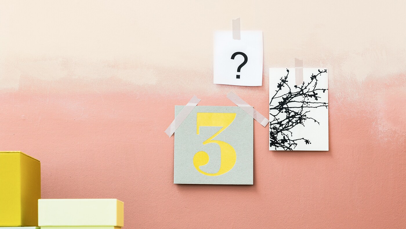 Create this striking ombre paint effect by blending two colours. It creates a soft, subtle look that adds a focal point to any room. 