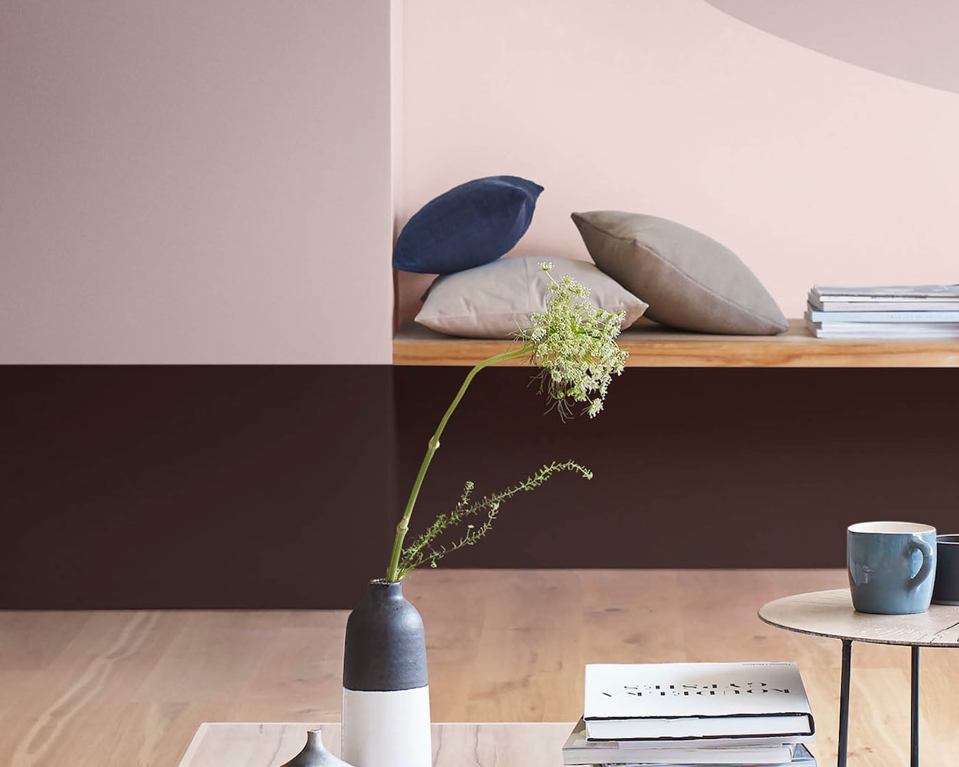 Create a point-of-interest wall with an easy two-tone effect