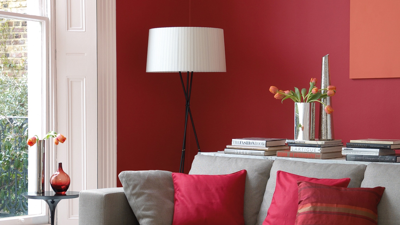 A passionate red with a touch of zingy orange, scarlet is a high-octane hue that adds energy to any interior.