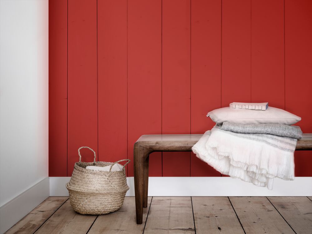 Bold Red wall