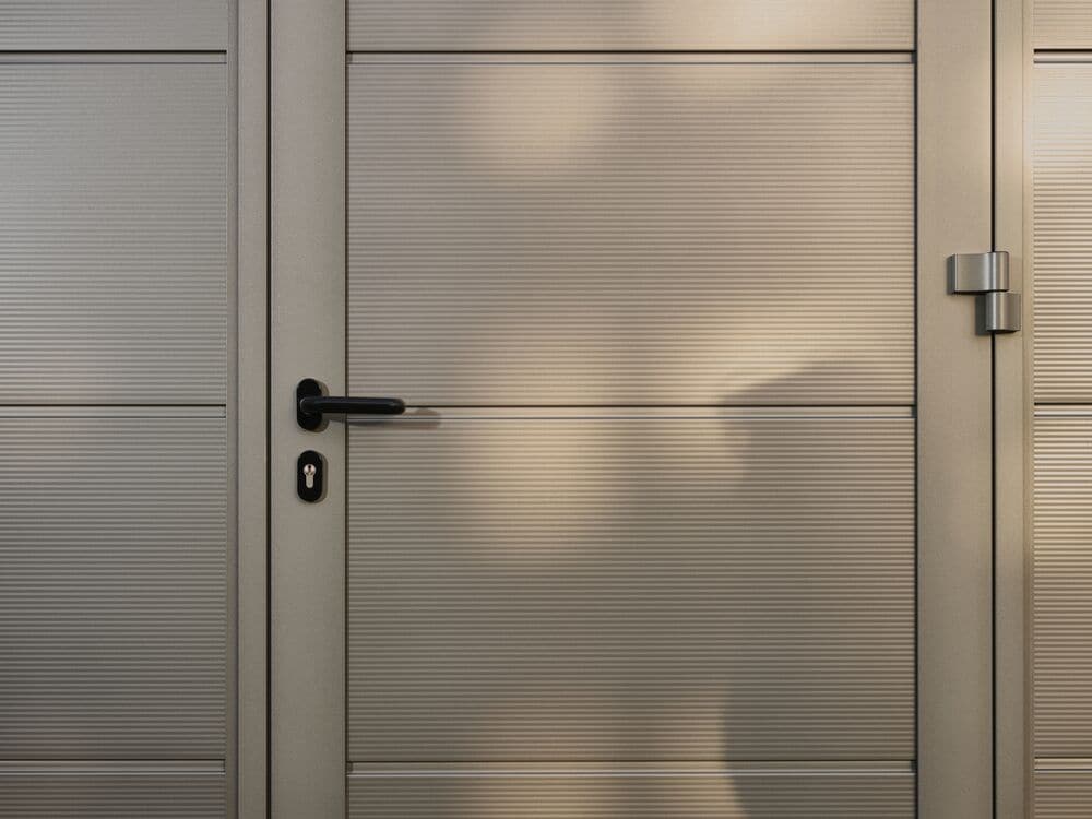 Metallic door paint