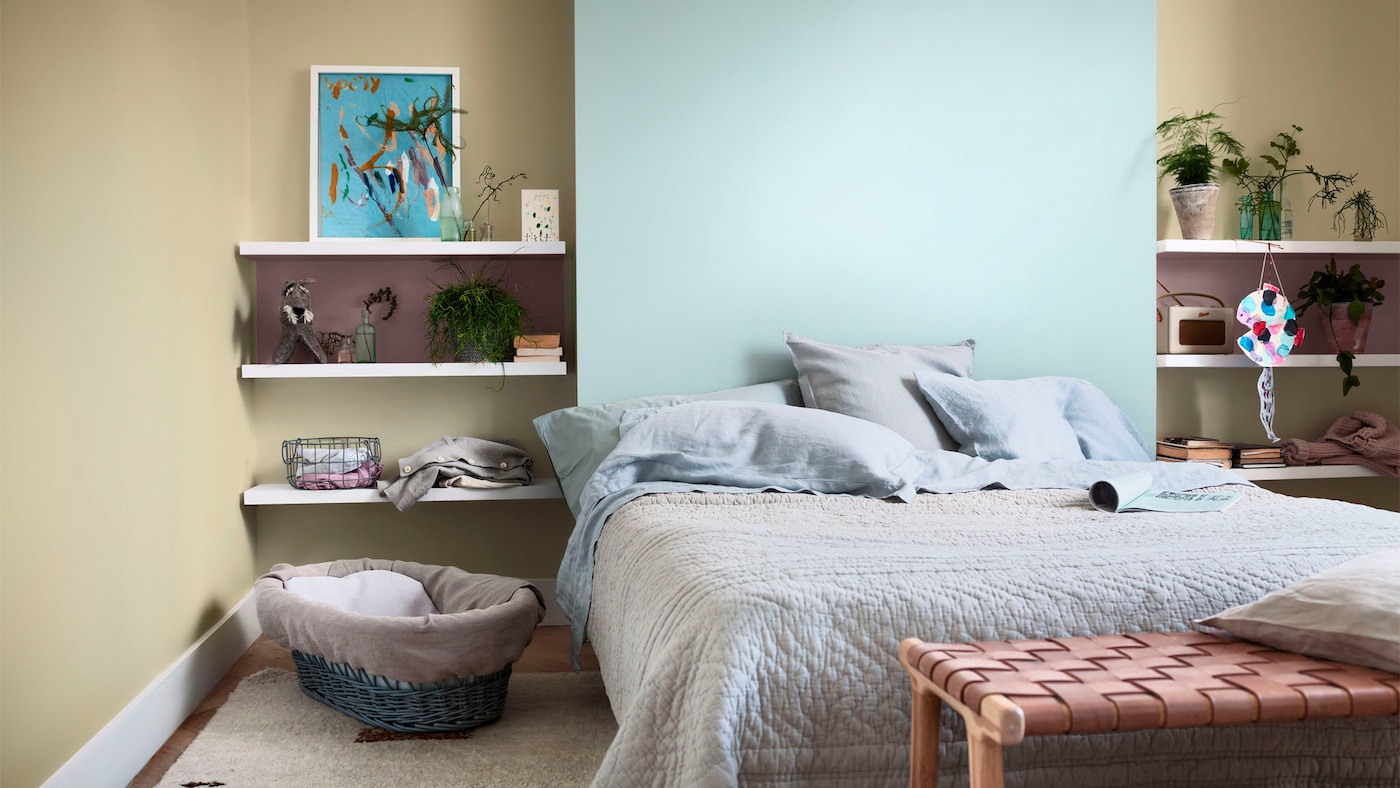 ผนังห้องนอน