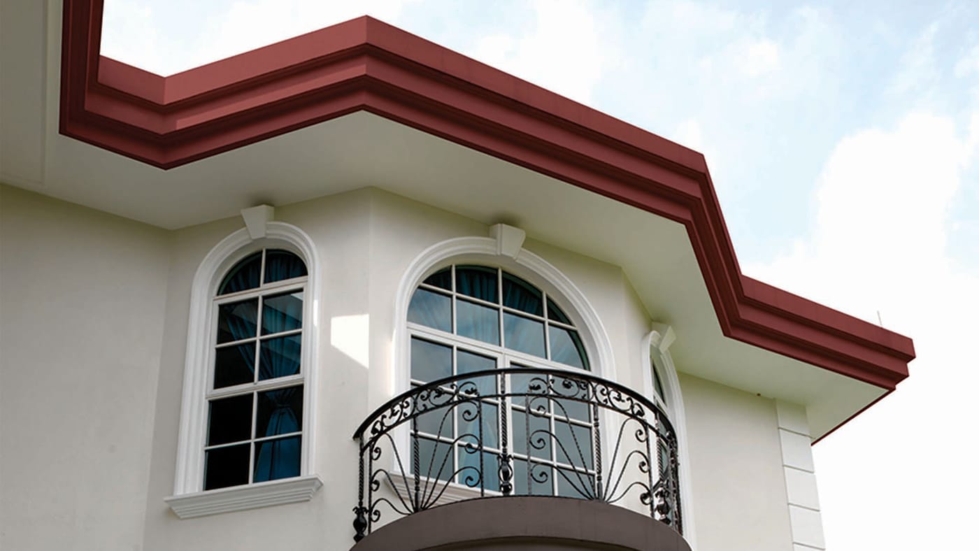 สีแดงเบอร์กันดีด้านนอก