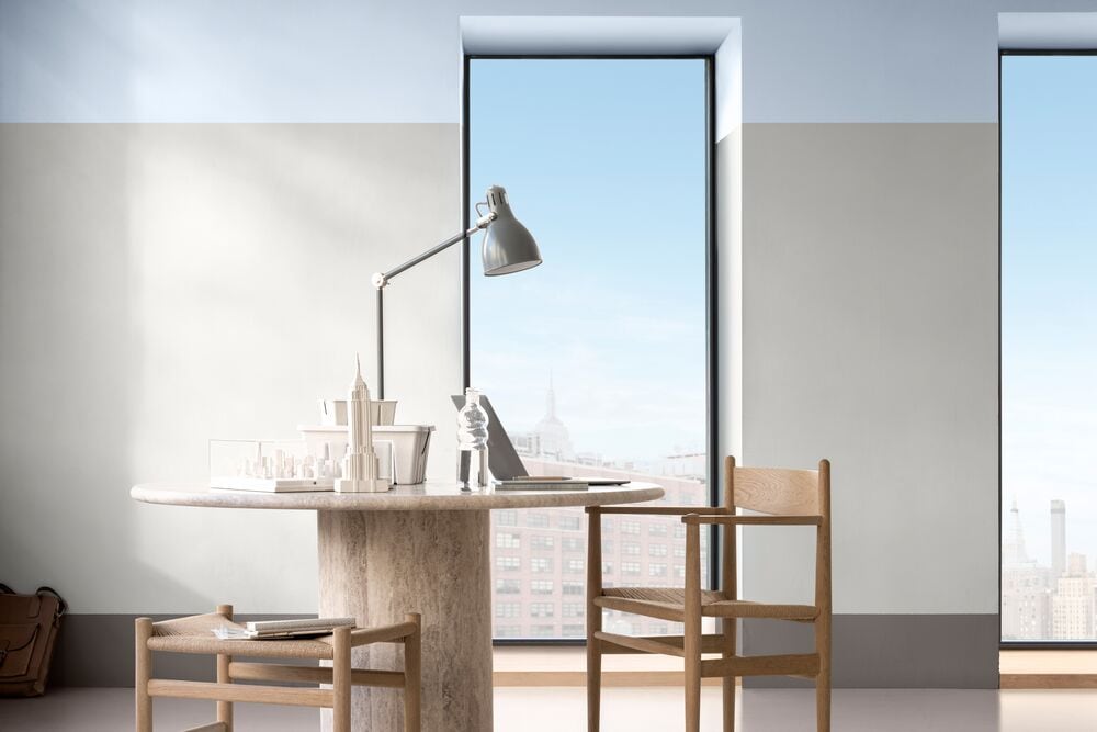 สีผนังสีเทา