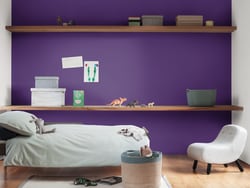 แนวคิดการผสมผสานสีม่วง