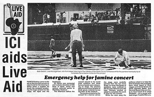 Dulux anniversary 90th anniversary live aid