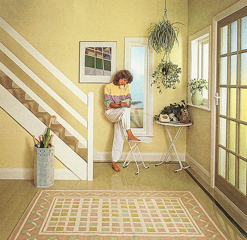 Dulux anniversary 90th anniversary neutral magnolia 1990s hallway