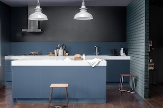Blue Kitchen Cabinets Ideas - Light & Dark Schemes