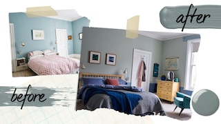 Before & After: Travel-Inspired Bedroom Makeover 