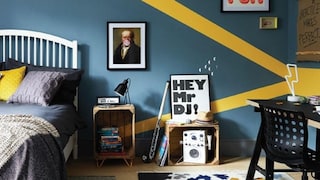 5 Blue & Yellow Bedroom Ideas - Wall Colour Schemes