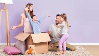 Cost-effective colour ideas for lovely family living rooms