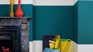 Creative colour-blocking with teal
